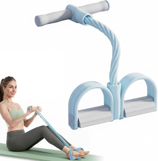 Multifunktionellt elastiskt yogamotståndsband, träningsutrustning för hemmet Blå Blue