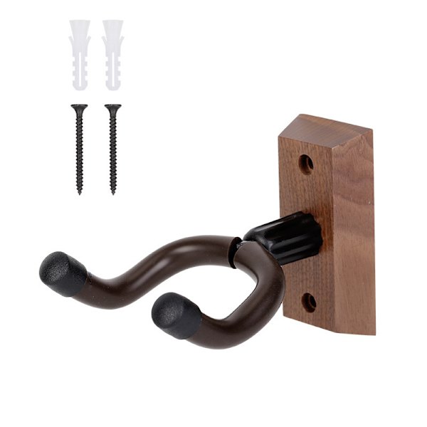 Gitarrväggkrokar, gitarrställ Brun