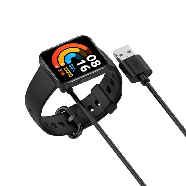 C-formad laddningsdocka för Redmi Watch 3, 1m kabel ingår Black