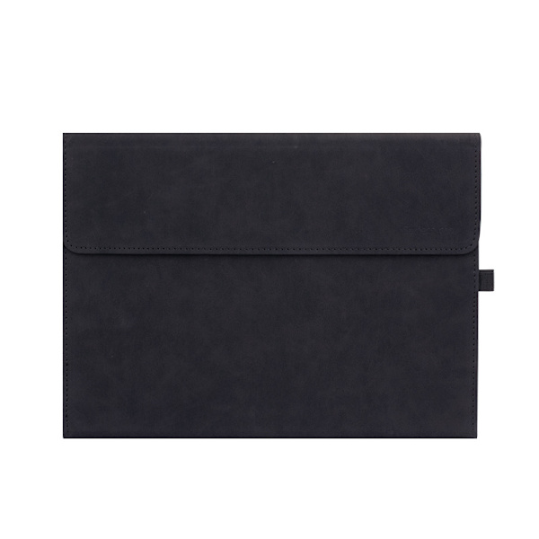 Etui til Microsoft Surface go 1/2/3/4, PU-læderskal Sort