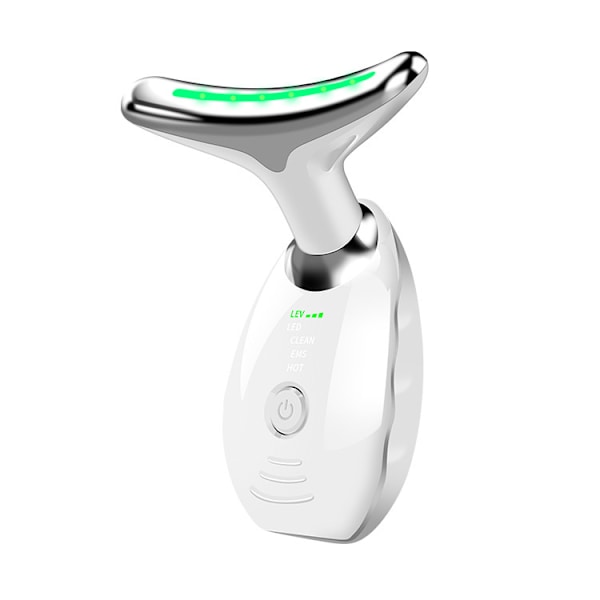 3-Mode Ansigtsmassager til Dobbelt Hage (Hvid)