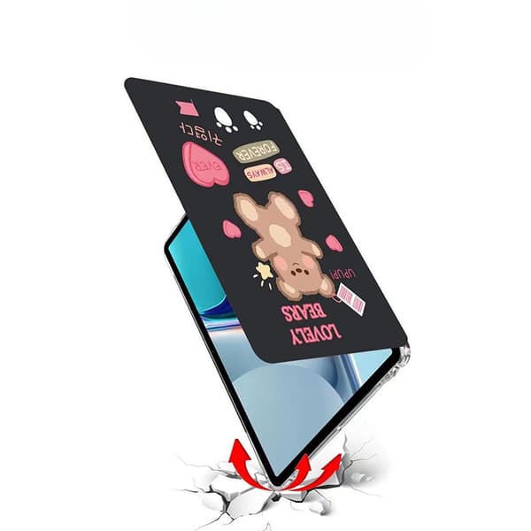 Etui til iPad Pro 2024 11-tommer, fleksibelt TPU-støtfangerdeksel Earth Layer Earth Layer