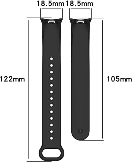 Silikoneurrem til Xiaomi Mi Band 8/9/10 Rød Red