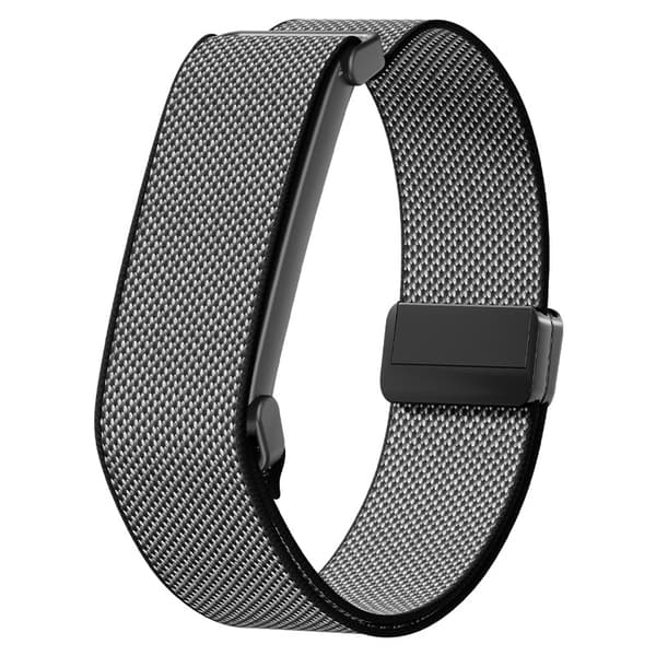 Nylonrem til Google Fitbit Air, med en hurtigjusterende magnetisk lås, sort Black