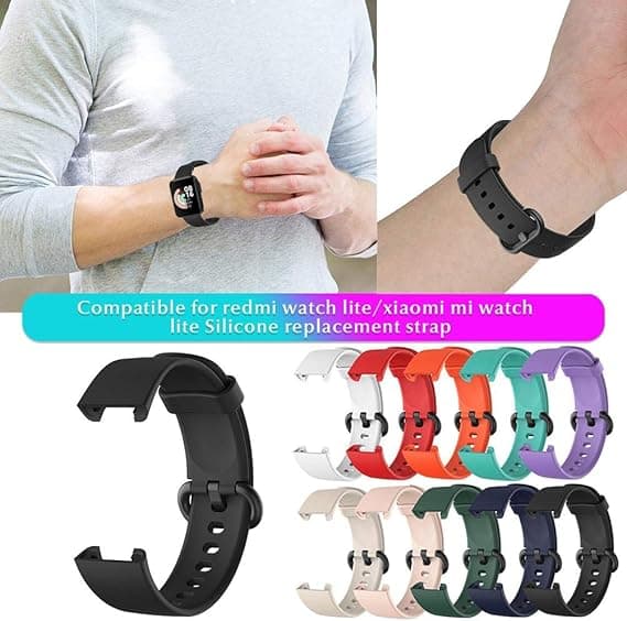 Silikone urrem til Xiaomi Mi Watch Lite / Redmi Watch Lite Lyserød Light Pink