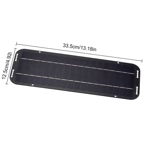 30W solpaneloplader (12V), velegnet til både, biler og autocampere