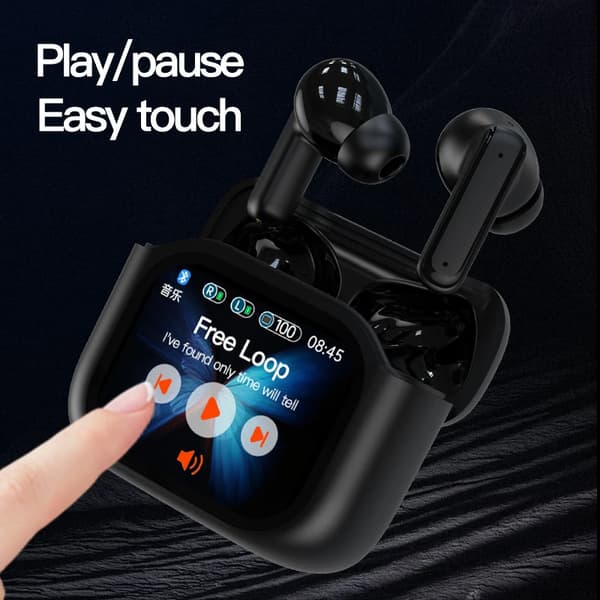 Ægte trådløse Bluetooth-hovedtelefoner BY16 Støjreducerende Bluetooth Smart Touchskærm