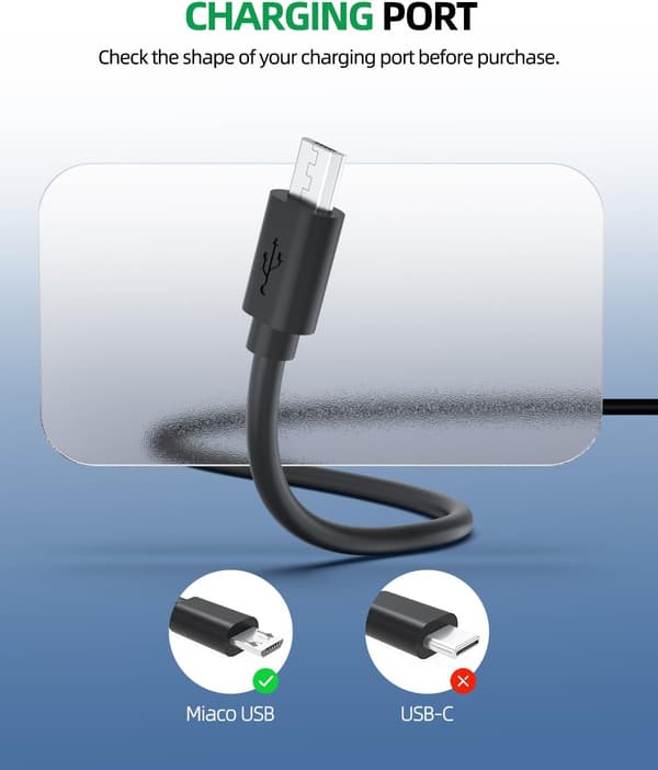 Oplader til Amazon Kindle Fire HDX 8.9 tommer Fire 7 Fire 7 Kids Edition HDX 7 tommer 5V 2A Micro USB-stik