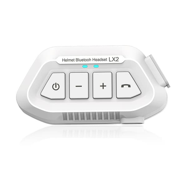 Lx2 Motorcykelhjelm Intercom (Hvid) White