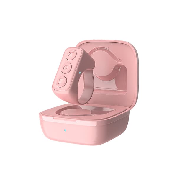 Bluetooth Smart Ring Sidevender for iPad/Kindle App/iPhone/Android (Rosa)