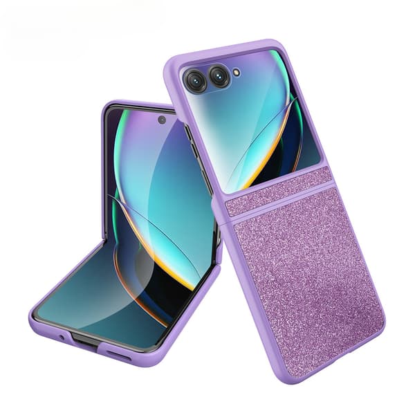 Etui til Moto Razr 70, tynt og støtsikkert Purple