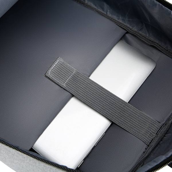 Laptopveske med USB-lading, blå