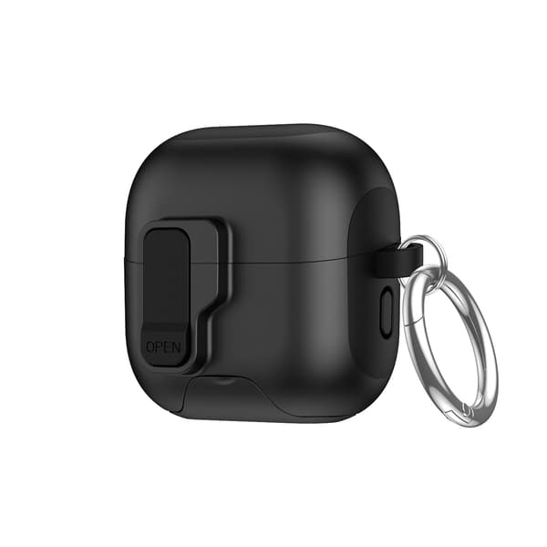 Etui til Huawei FreeClip2, solid karabinkrok Black
