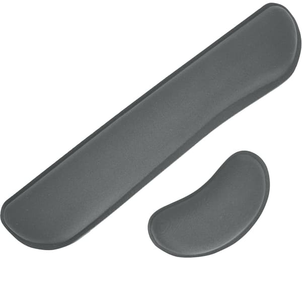 Gel Memory Foam Håndleddsstøtte, Ergonomisk Design, Sett med 2 Grå