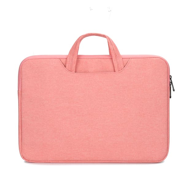 Strømlinet laptoptaske 14,1-15,4 tommer pink farve (forenklet version - ingen frontlomme)