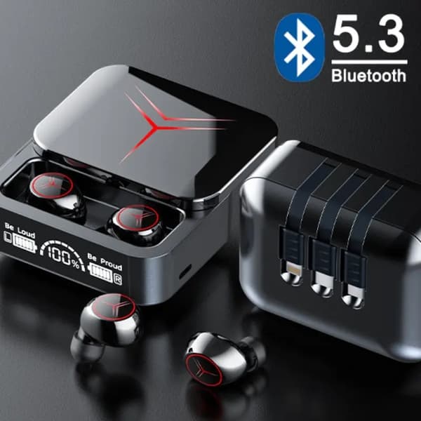 Aidot langattomat Bluetooth-kuulokkeet TWS M88plus Bluetooth 5.2 Stereo melunvaimennus