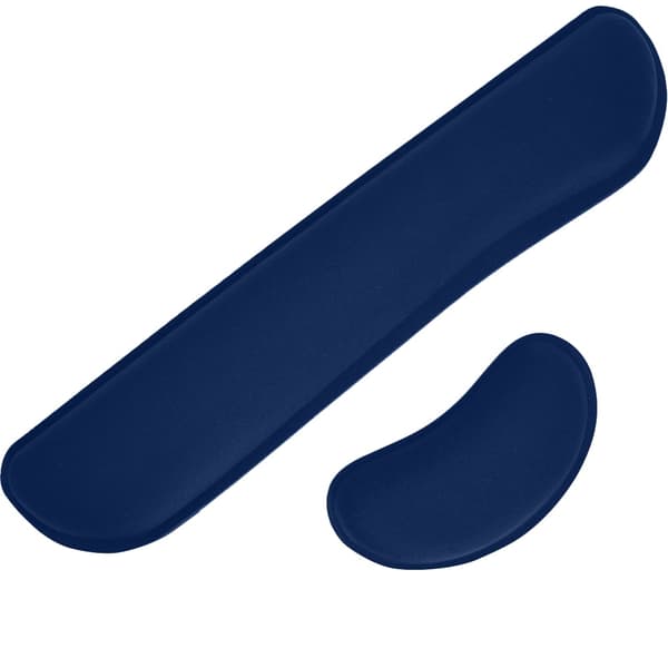 Gel Memory Foam Håndleddsstøtte, Ergonomisk Design, Sett med 2 Blå