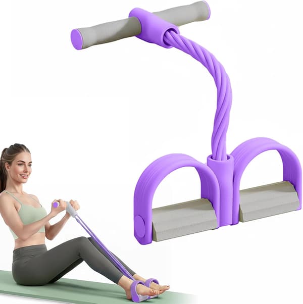 Multifunktionellt elastiskt yogamotståndsband, träningsutrustning för hemmet Blå Blue