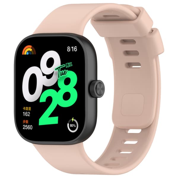 Silikone urrem til Redmi Watch6/5/4 Lyserød Light Pink