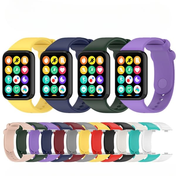 Sportarmband i silikon för Xiaomi Mi Band 10 Pro smartklocka (2-pack) Grå + Vit Grey + White
