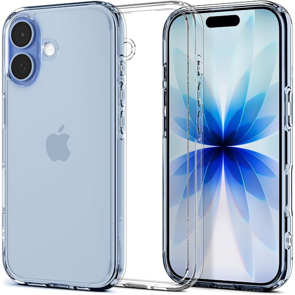 Etui til iPhone 17, [Ingen magnetisk ring] - Krystalklar