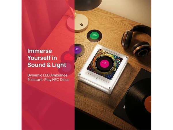 NFC-køleskabsmagneter med musik, 9 programmerbare RGB-lydmoduler