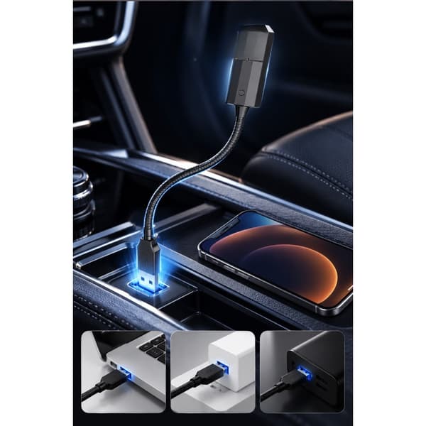 HD juleprojektionslys, plug-and-play, inkluderer 3 motiv-slides