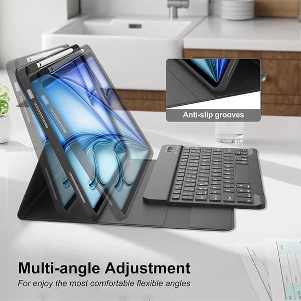 Etui for Honor X8a 11-tommer, med avtakbart Bluetooth-tastatur grønn green