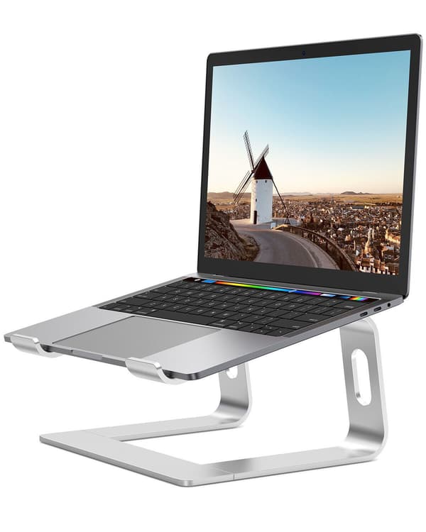 Notebook-stativ, avtakbart ergonomisk datamaskin-stativ A