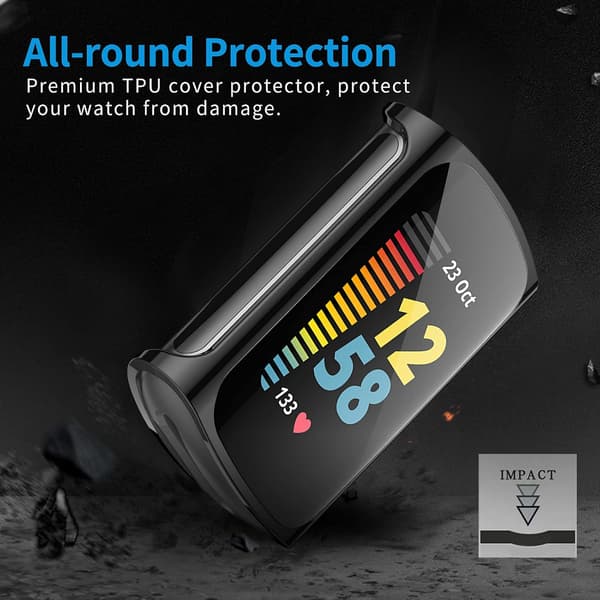 TPU-suojakotelo Fitbit Charge 6/5 -laitteelle (3 kpl)