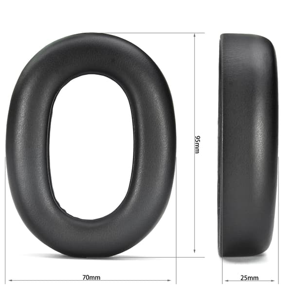 Erstatningsøreputer for Jabra Evolve2 85 UC/Evolve 2 85 MS Hodetelefoner (Svart)