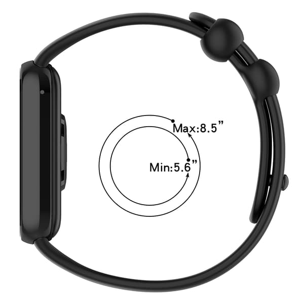 Sportarmband i silikon för Xiaomi Mi Band 10 Pro smartklocka (2-pack) Grå + Vit Grey + White