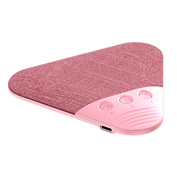 Bluetooth-kuddehögtalare, med vitt brus-timer, rosa