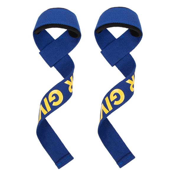 Tyngdlyftningsbälte - Träningstillbehör, bokstavsdesign Blue
