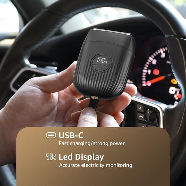 Bärbar elektrisk rakapparat - USB-laddning