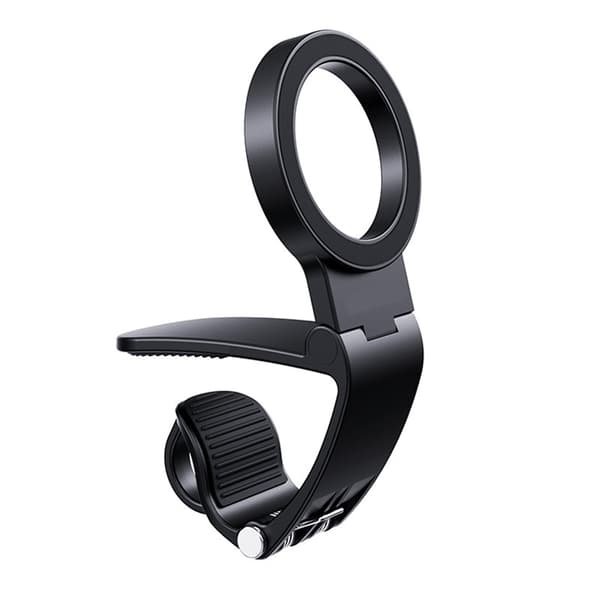 Stærk magnetisk bilholder med metalring, instrumentbrætmontering sort Black
