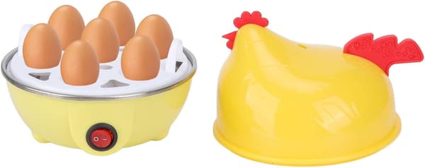 Äggkokare med kapacitet för 7 ägg (Gul)
