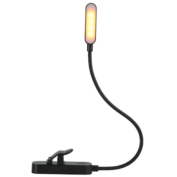 LED Clip-on Leselys, Øyebeskyttelse, USB-Lading