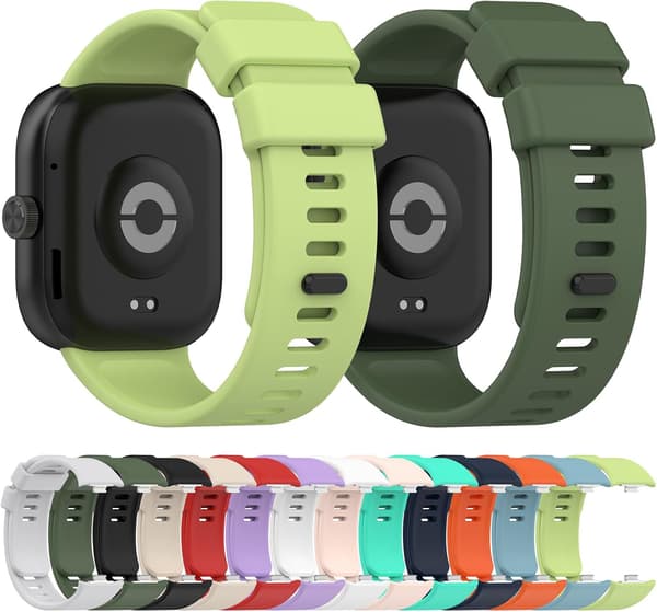 Silikonklokkerem til Redmi Watch6/5/4 Oransje Orange