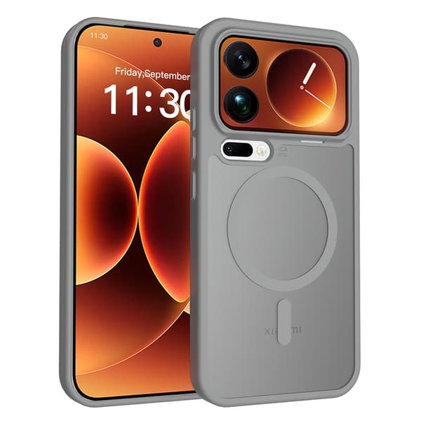 Etui til Xiaomi 17 Pro, lavet af mat hårdt PC-materiale, magnetisk kompatibelt