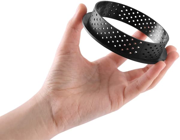 8 stk. kakeform, tertering rund form mousse sirkel, non-stick