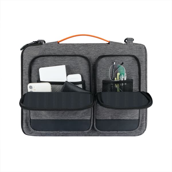 Stor kapacitet multifunktionel laptop taske 14.1-15.4 tommer sort