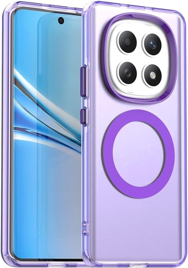 Fodral för Redmi Note 15Pro+ 5G, stötsäkert och magnetiskt lila