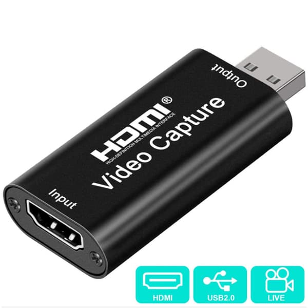 USB 3.0 videoinspelningskort, stöder 4K vid 30 Hz och 1080p vid 60 Hz