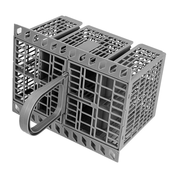 Bestickkorg – Universellt diskmaskinstillbehör (24 x 12 x 14 cm) Grå Gray
