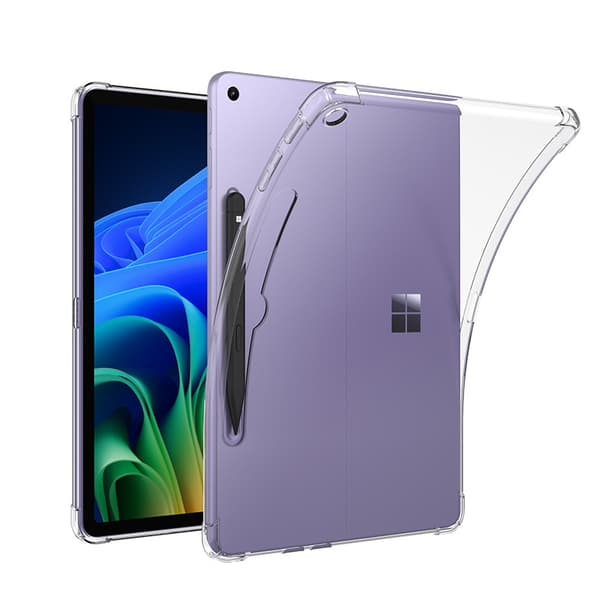 Fodral för Microsoft Surface Pro 12-tums (2025 års modell), transparent TPU-material