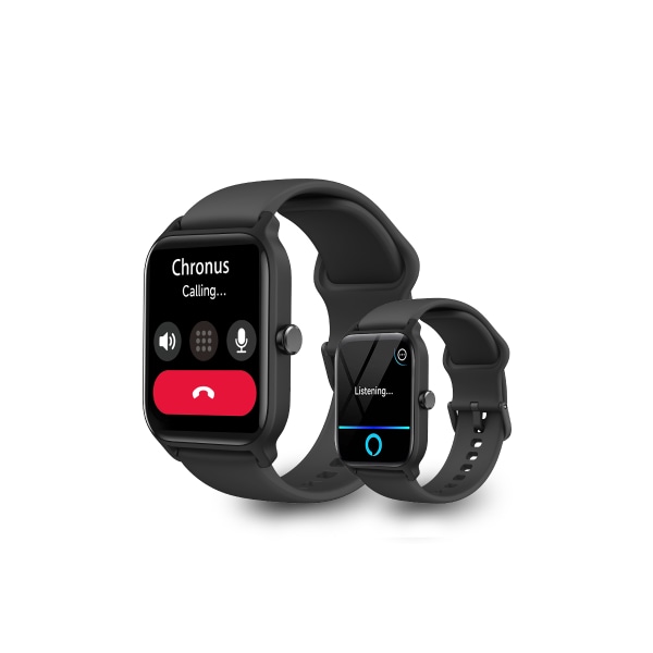 Smartwatch 1,8" Fitness Watch Svara/ringa samtal Svart