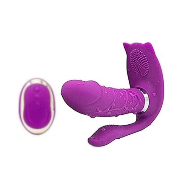 Kaninleksaker för kvinnor Kvinnliga leksaker för kvinnor Sexuell njutning Vuxenleksaker för kvinnor (lila)