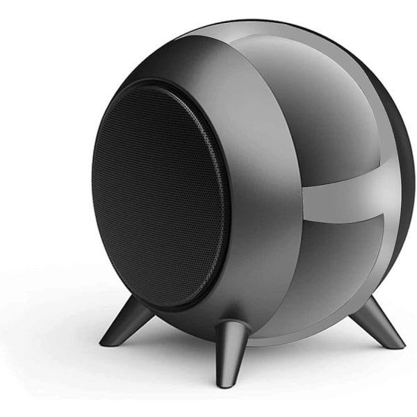 Bluetooth högtalare, smarta högtalare med 3D-stereo, bärbar 5W, Bluetooth 5.0 (Noir)