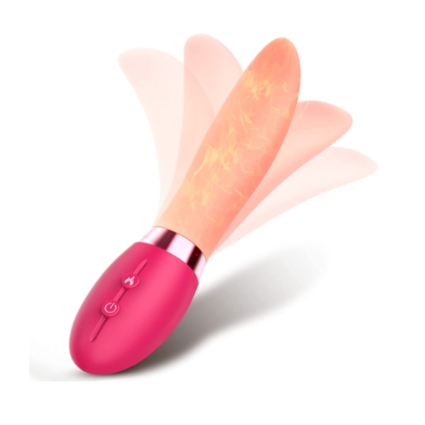 Clitoris Tongue Vibrator for Her, G-Spot Vibrators Klitoris Nipple Stimulator med 10 svängvibrationer, sexleksaker, presenter för kvinnor, röd